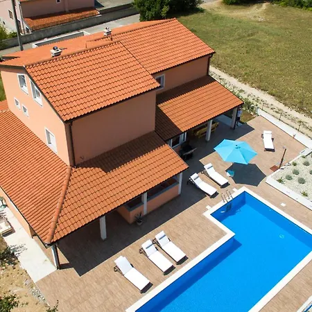 Lavanda With Relaxation Spot Of Swimming Pool In Scented Garden, Outdoor Terrace And Barbecue Villa Tribalj (Primorsko-Goranska)